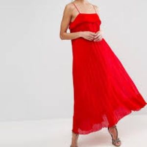 ASOS maxi red dress